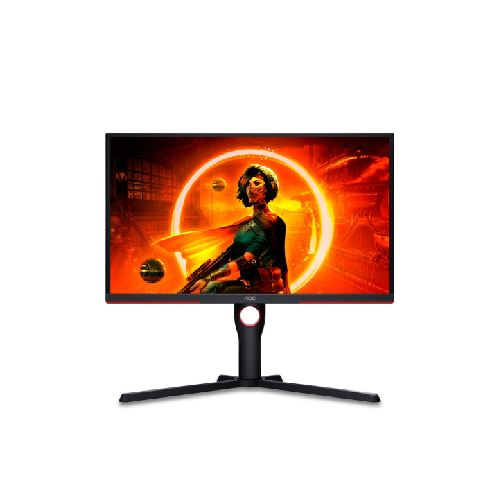 AOC 25G3ZM/BK pantalla para PC 62,2 cm (24.5") 1920 x 1080 Pixeles Full HD Negro, Rojo