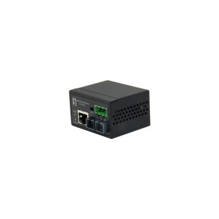 LevelOne IEC-4301 convertidor de medio 100 Mbit/s Monomodo Negro