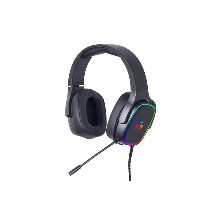 Gembird GHS-SANPO-S300 auricular y casco Auriculares Alámbrico Diadema Juego USB tipo A Negro