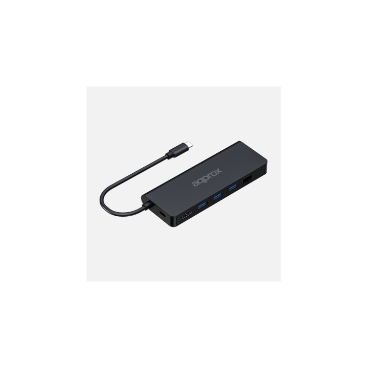 Approx Adaptador APPC53 8 EN 1 USB Type-C