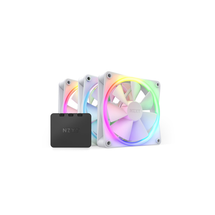 NZXT F120 RGB Triple Pack Carcasa del ordenador Ventilador 12 cm Blanco 3 pieza(s)