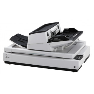Fujitsu fi-7700 Escáner de superficie plana y alimentador automático de documentos (ADF) 600 x 600 DPI A3 Negro, Blanco