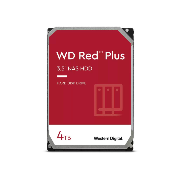 Western Digital Red Plus WD40EFPX disco duro interno 3.5" 4000 GB Serial ATA III