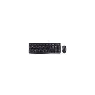 Logitech Desktop MK120 teclado Ratón incluido USB QWERTY Italiano Negro