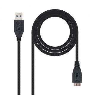 Nanocable CABLE USB 3.0, TIPO A/M-MICRO B/M, NEGRO, 2.0 M