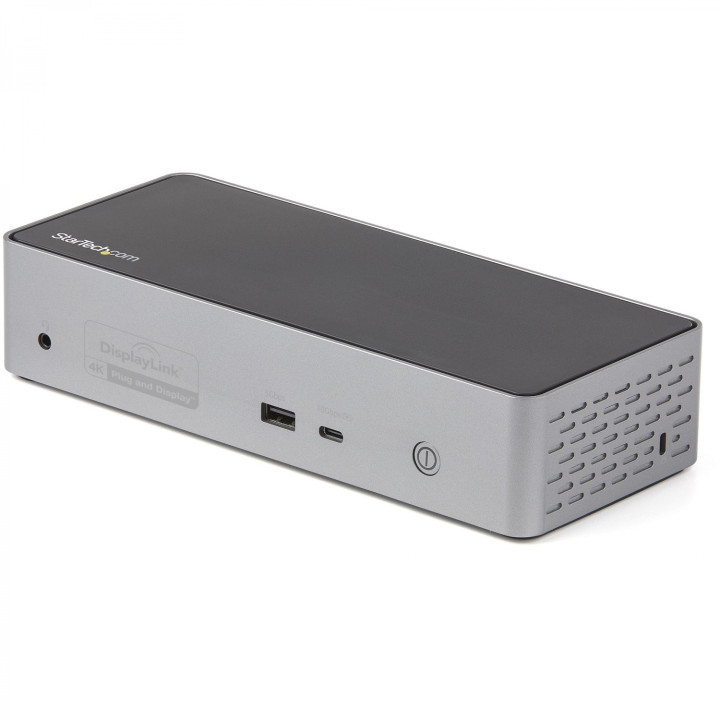 StarTech.com Mini Docking Station USB-C - Replicador de Puertos para 4 Monitores DisplayPort y HDMI 4K 60Hz - con PD de