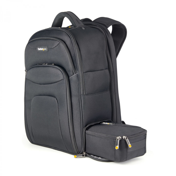 StarTech.com Mochila Ergonómica con Carcasa de Accesorios Removible para Ordenador Portátil de 17,3 Pulgadas - Morral...