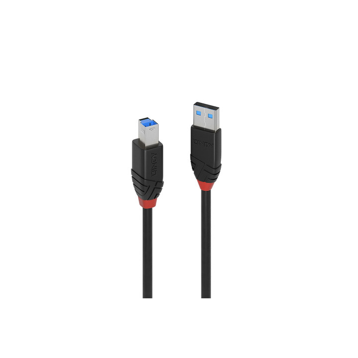 Lindy 43227 cable USB 10 m USB 3.2 Gen 1 (3.1 Gen 1) USB A USB B Negro