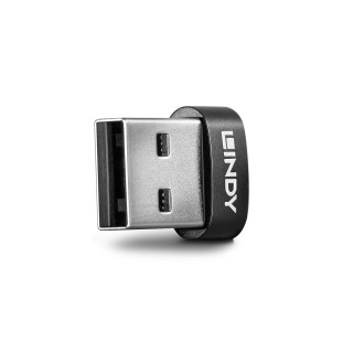 Lindy 41884 cambiador de género para cable USB Type-A USB Tipo C Negro