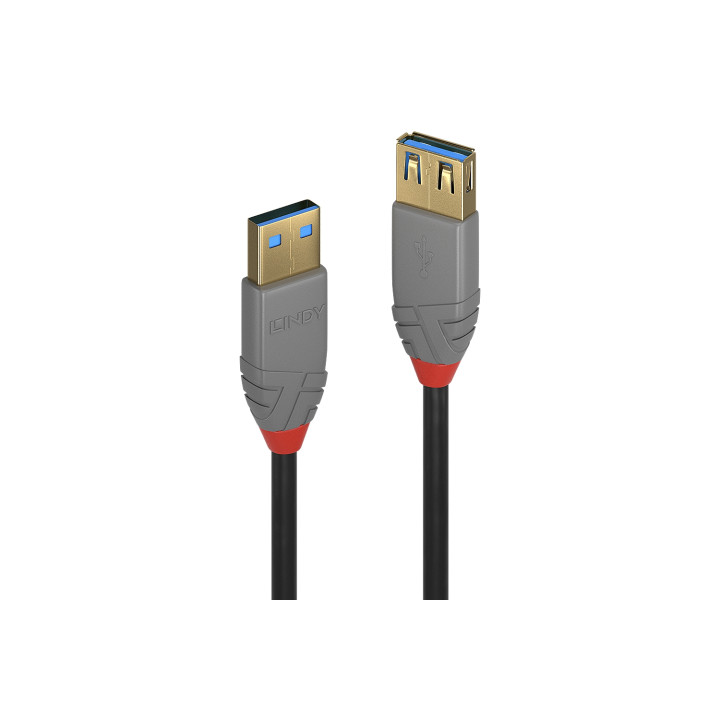 Lindy 36760 cable USB 0,5 m USB 3.2 Gen 1 (3.1 Gen 1) USB A Negro