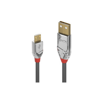 Lindy 36654 cable USB 5 m USB 2.0 USB A Micro-USB B Gris