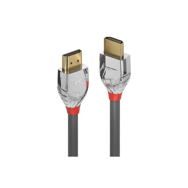 Lindy 37870 cable HDMI 0,5 m HDMI tipo A (Estándar) Negro, Plata