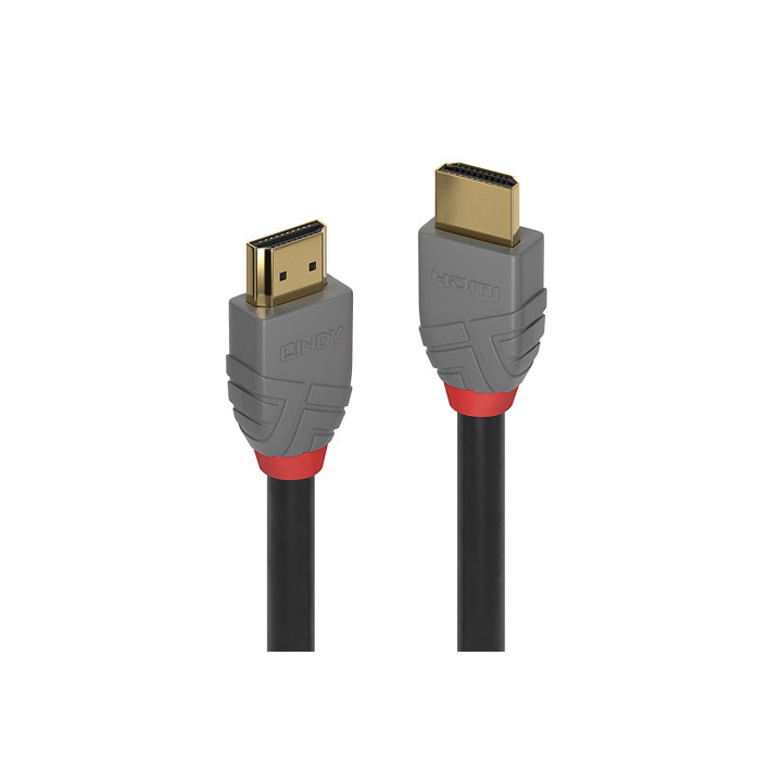 Lindy 36963 cable HDMI 2 m HDMI tipo A (Estándar) Negro, Gris