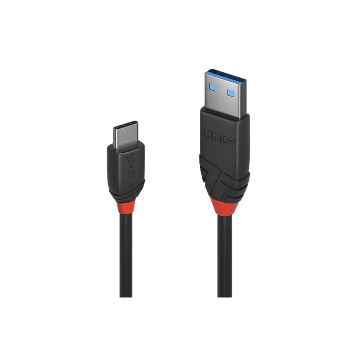 Lindy 36917 cable USB 1,5 m USB 3.2 Gen 1 (3.1 Gen 1) USB A USB C Negro