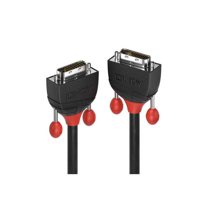 Lindy 36254 cable DVI 5 m DVI-D Negro