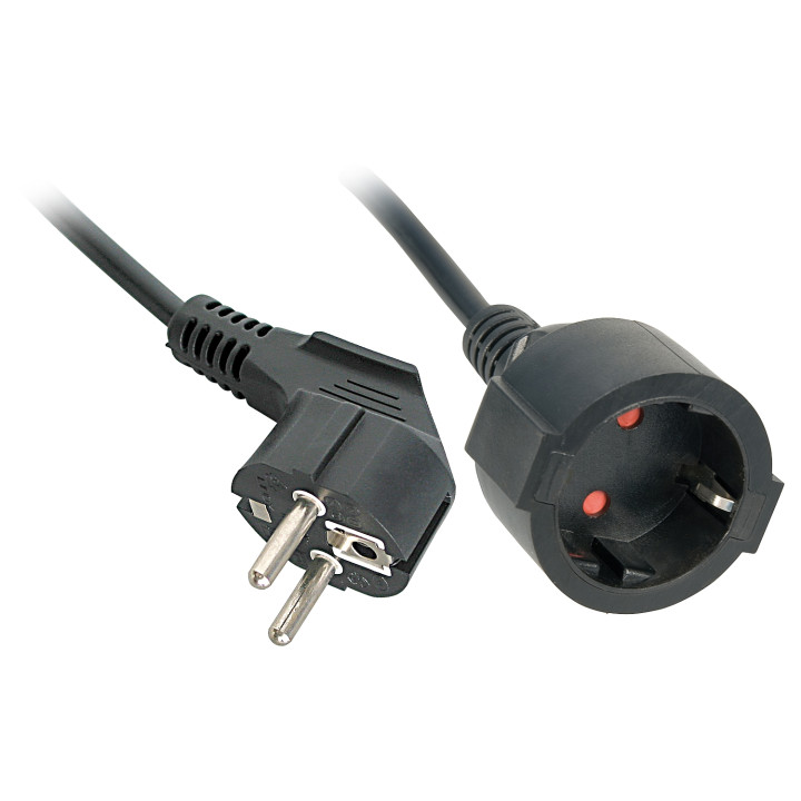 Lindy 30244 base múltiple 3 m 2 salidas AC Interior Negro