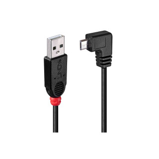 Lindy 31976 cable USB 1 m USB 2.0 USB A Micro-USB B Negro