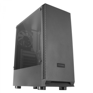 Mars Gaming MCN2 Caja PC Gaming ATX Ventana Lateral Completa Rejilla Delantera Diseño Cámara Dual Ventilador Trasero...