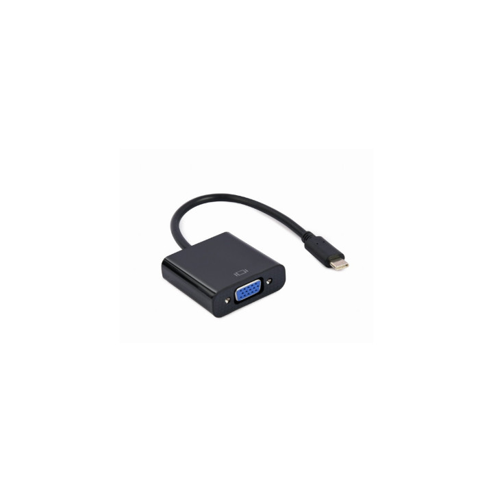 Gembird A-CM-VGAF-01 Adaptador gráfico USB 1920 x 1080 Pixeles Negro