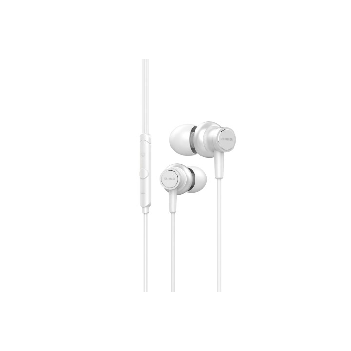Aiwa ESTM-500WT auricular y casco Auriculares Alámbrico Dentro de oÍ­do Música Blanco