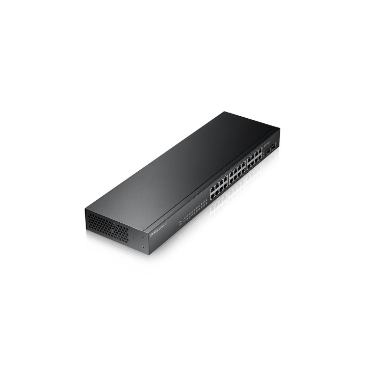 Zyxel GS-1900-24 v2 Gestionado L2 Gigabit Ethernet (10/100/1000) 1U Negro