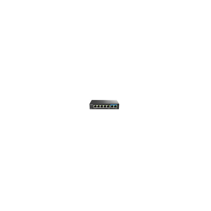 D-Link DMS-107/E switch No administrado Gigabit Ethernet (10/100/1000) Negro