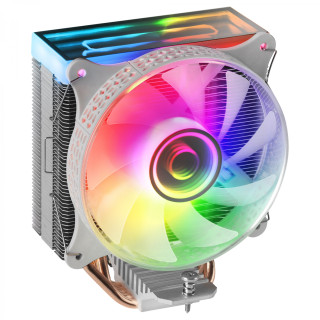 Mars Gaming MCPU-VR Blanco Disipador CPU Doble Espejo Infinito ARGB 4 Heatpipes HCT TDP 180W Ventilador...