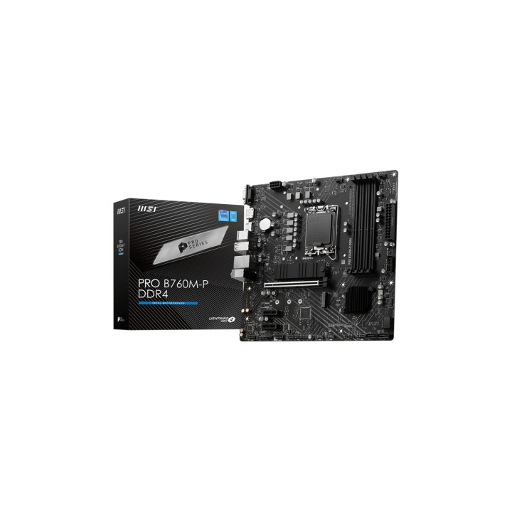 MSI PRO B760M-P DDR4 placa base Intel B760 LGA 1700 micro ATX