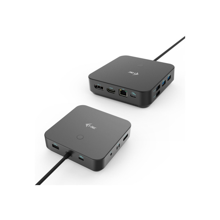 i-tec USB-C HDMI Dual DP Docking Station with Power Delivery 100 W + Universal Charger 100 W