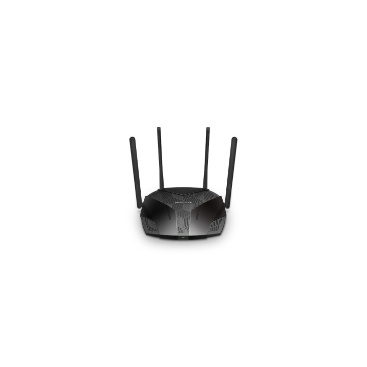 Mercusys MR80X router inalámbrico Gigabit Ethernet Doble banda (2,4 GHz / 5 GHz) Negro