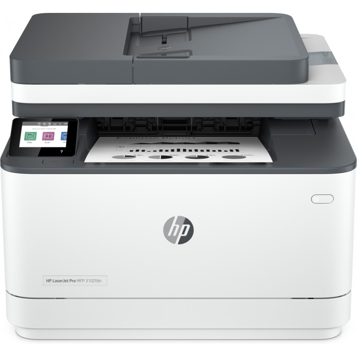 HP LaserJet Impresora multifunción Pro 3102fdn, Blanco y negro, Impresora para Pequeñas y medianas empresas, Imprima,...