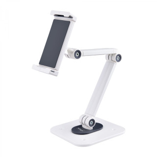 StarTech.com Soporte Ajustable de Sobremesa para Tablet - de Montaje en Pared - 1kg de Capacidad - Base Ergonómica...