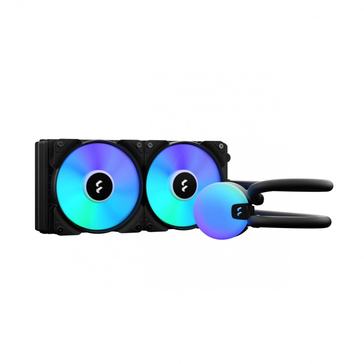 Fractal Design Lumen S24 v2 RGB Procesador Sistema de refrigeración lÍ­quida todo en uno 12 cm Negro 1 pieza(s)