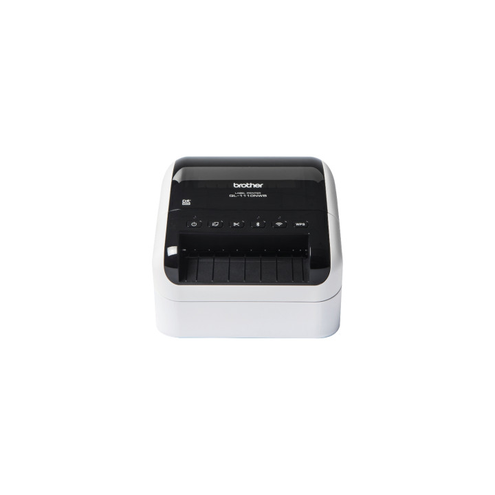 Brother QL-1110NWBC impresora de etiquetas Térmica directa 300 x 300 DPI 110 mm/s Inalámbrico y alámbrico DK Wifi...