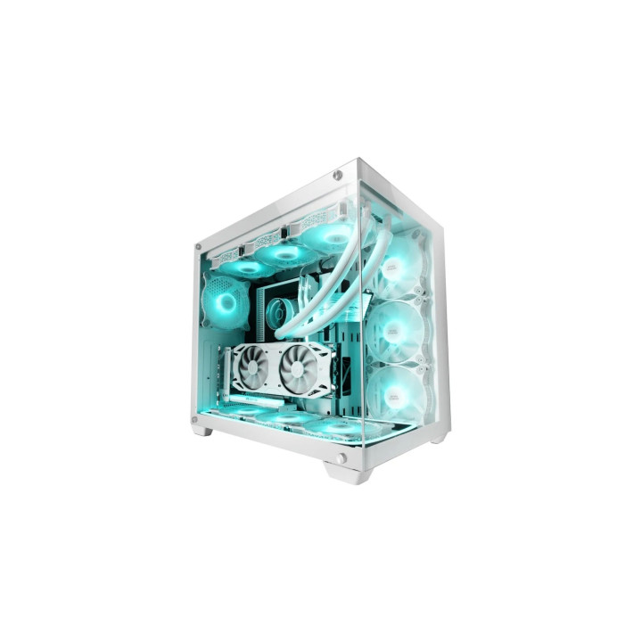 Mars Gaming MC-NOVA Torre Gaming Custom XXL E-ATX Aluminio Aeroespacial Doble Ventana Completa Cristal Templado...