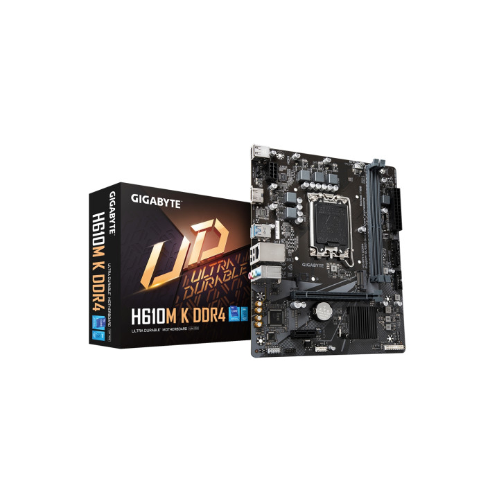 Gigabyte H610M K DDR4 1.0 placa base Intel H610 Express LGA 1700 micro ATX
