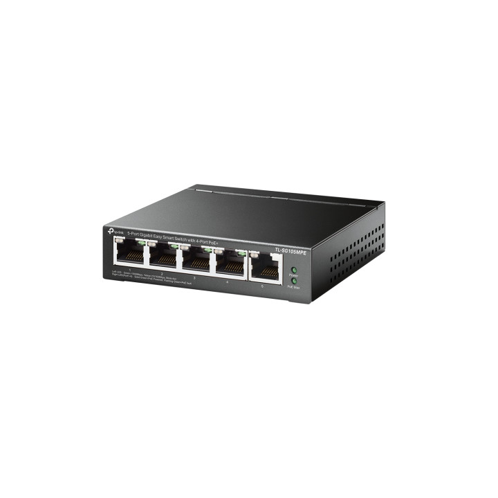 TP-Link TL-SG105MPE switch L2 Gigabit Ethernet (10/100/1000) EnergÍ­a sobre Ethernet (PoE) Negro