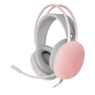 Mars Gaming MH-GLOW Rosa Auriculares 360º Full Chroma RGB Flow Micrófono Cancelación de Ruido Diseño Ultra-ligero...
