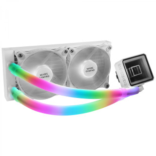 Mars Gaming MCA-WT Tubos ARGB para Refrigeración LÍ­quida 30 LEDs Ultra Brillantes Personalizables ARGB Silicona Eco...