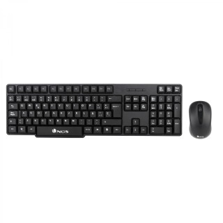 NGS EUPHORIA KIT teclado Ratón incluido RF inalámbrico QWERTY Inglés Negro