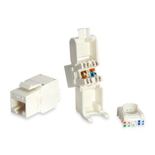 Equip 769216 cambiador de género para cable RJ-45 LSA Blanco
