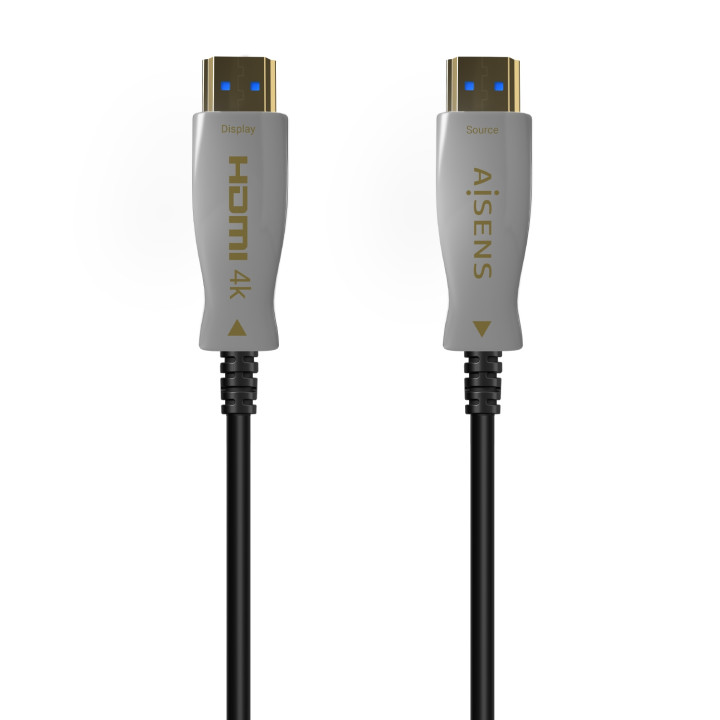 AISENS Cable HDMI V2.0 AOC Premium Alta Velocidad / Hec 4K@60Hz 4:4:4 18Gbps, A/M-A/M, Negro, 70m