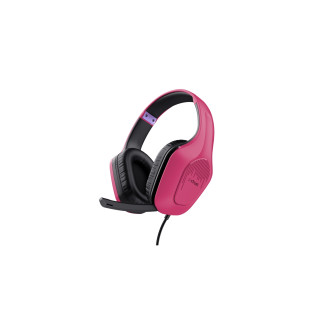 Trust GXT 415P Zirox Auriculares Alámbrico Diadema Juego Rosa