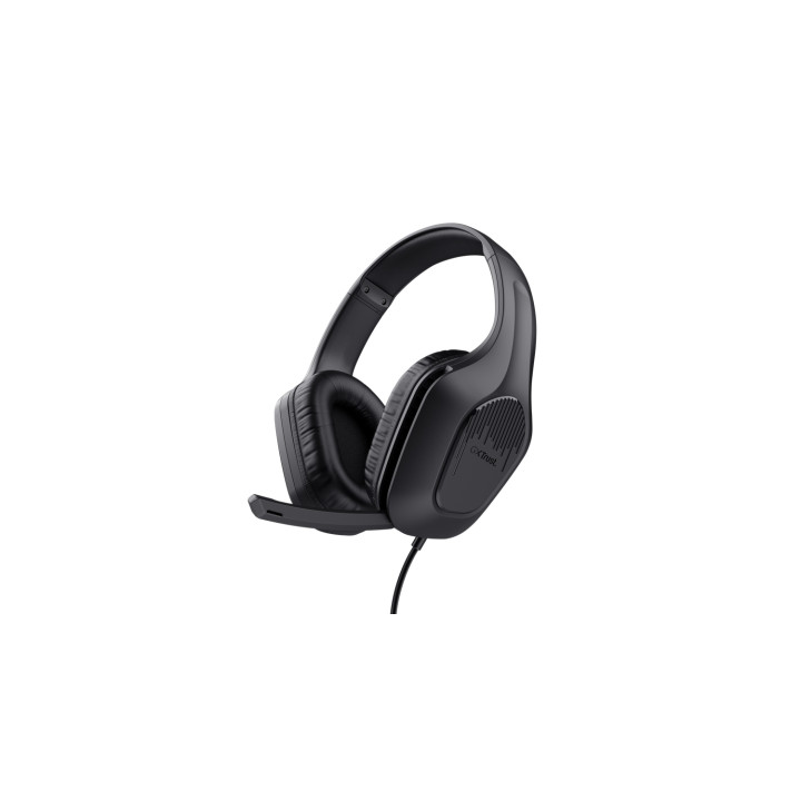 Trust GXT 415 Zirox Auriculares Alámbrico Diadema Juego Negro