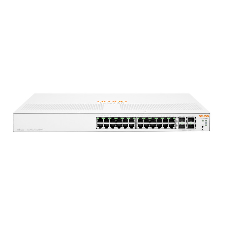 Aruba Instant On 1930 24G Class4 PoE 4SFP/SFP+ 195W Gestionado L2+ Gigabit Ethernet (10/100/1000) EnergÍ­a sobre...