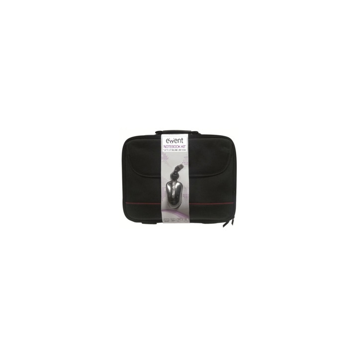 MALETIN PORTATIL+RATON EWENT 16.1p NEGRO EW2505