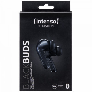 Intenso Black Buds T300A Auriculares Dentro de oÍ­do Llamadas/Música/Deporte/Uso diario Negro