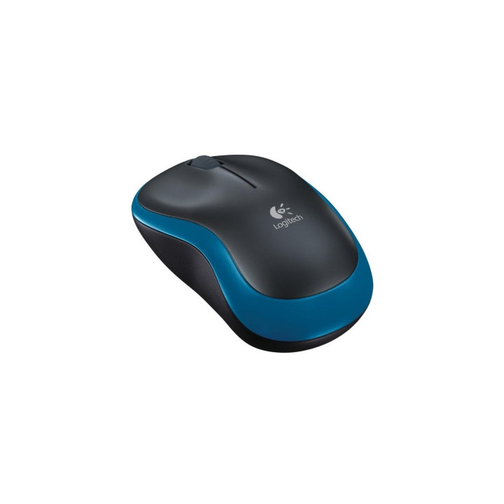 Logitech M185 Ratón Inalámbrico con Mini Receptor USB, Batería 12 Meses, Ambidiestro 1000DPI Azul