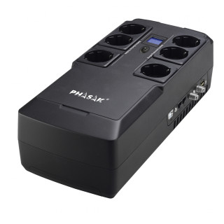 Phasak SAI/UPS 800VA INTERACT KYPTOS PH 9478 sistema de alimentación ininterrumpida (UPS) LÍ­nea interactiva 0,8 kVA...