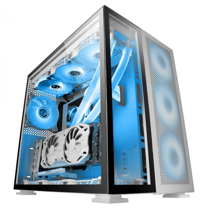 Mars Gaming MC-NOVA Torre Gaming Custom XXL E-ATX Aluminio Aeroespacial Doble Ventana Completa Cristal Templado...